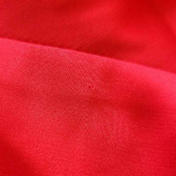 MESHKI Corvette Red Silky Satin Cowl Neck Corset Back Tie Mini Dress Size XS - Picture 9 of 12